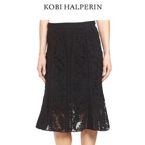 NWT Kobe Halperin Crochet Skirt